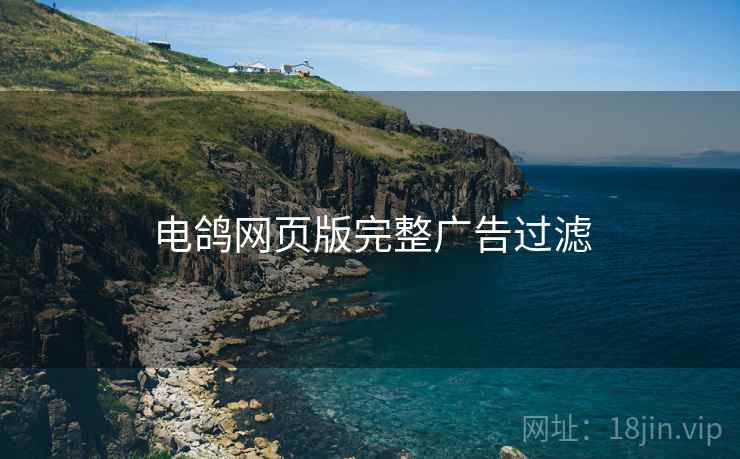 电鸽网页版完整广告过滤
